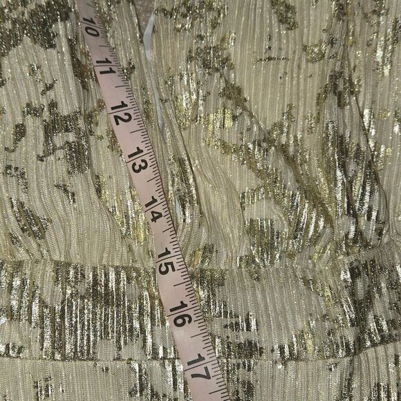 Elegant Gold Sequin Evening Dress NWOT - Picture 4 of 7